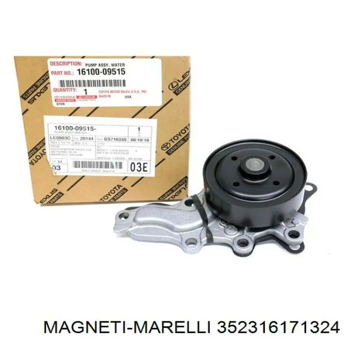 Купити 352316171324 Magneti Marelli Насос охолоджуючої рідини