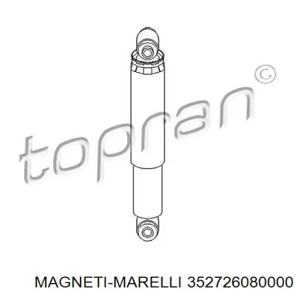 Купити 352726080000 Magneti Marelli Стійка амортизатора задня