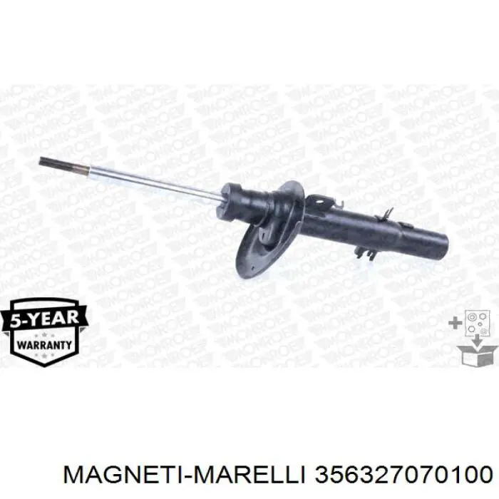 Амортизатор передній, правий 9810704980 Peugeot/Citroen