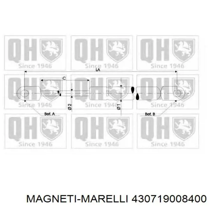 Амортизатор капота газовий Japan Parts ZS04048 ціна, від 7.17 USD