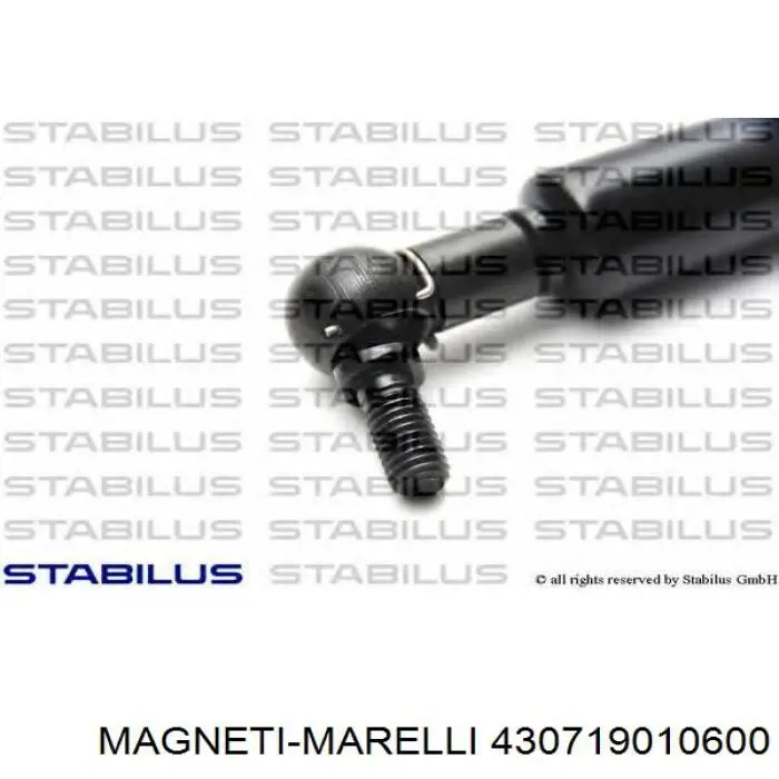 430719010600 Magneti Marelli Амортизатор кришки багажника / двері 3/5-ї задньої