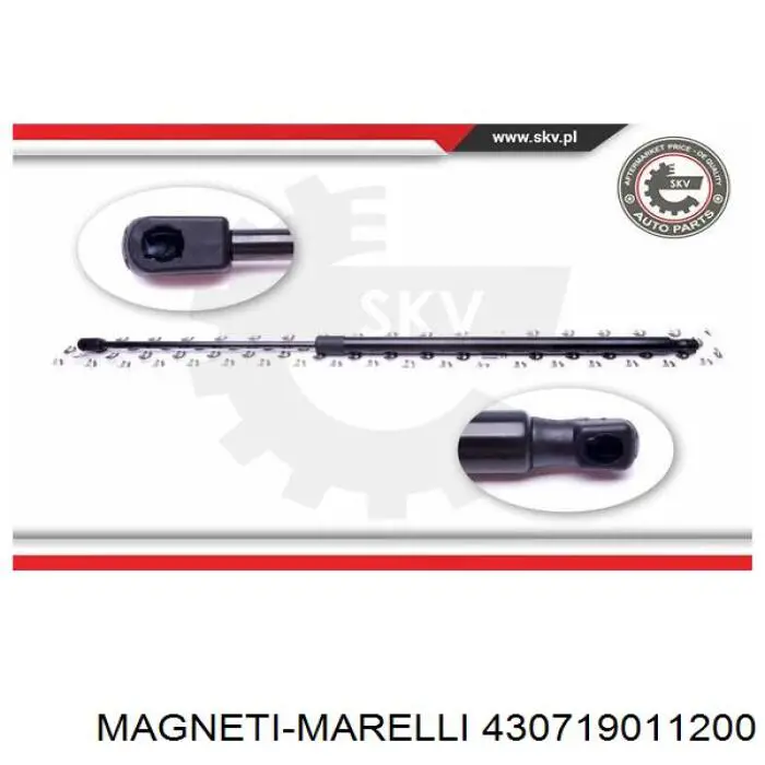 430719011200 Magneti Marelli Амортизатор кришки багажника / двері 3/5-ї задньої