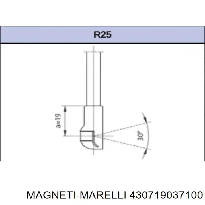 Купити 430719037100 Magneti Marelli Амортизатор двері багажника