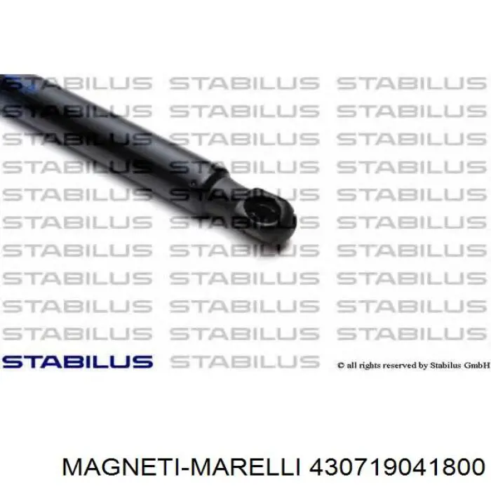 430719041800 Magneti Marelli амортизатор кришки багажника/ двері 3/5-ї задньої