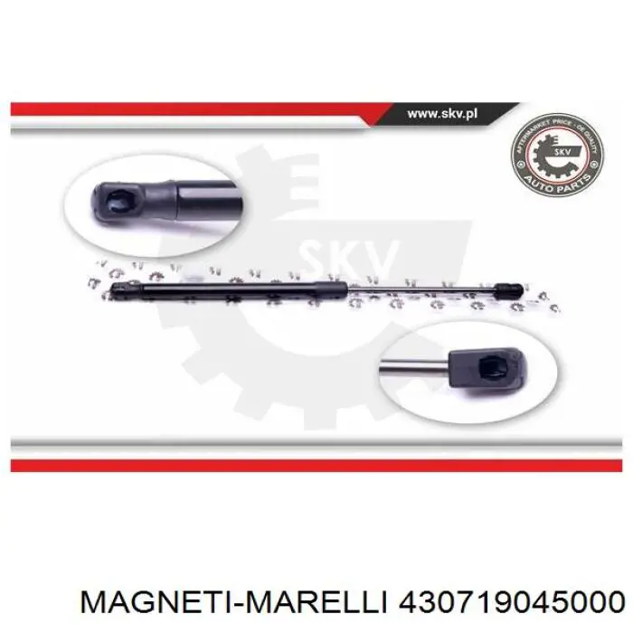 Амортизатор багажника 430719045000 Magneti Marelli