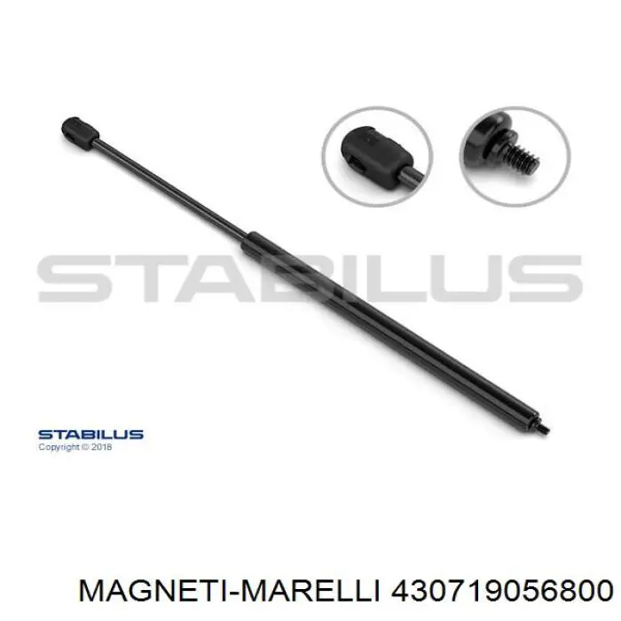 Амортизатор капота правий 430719056800 Magneti Marelli