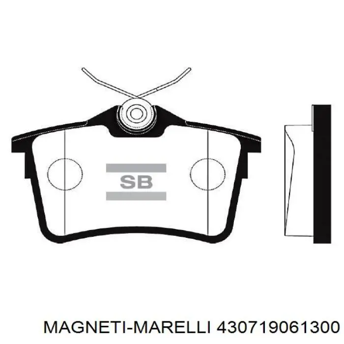 Амортизатор скла задніх, 3/5-ї двері (ляди) Magneti Marelli 430719061300 ціна, від 15.62 USD