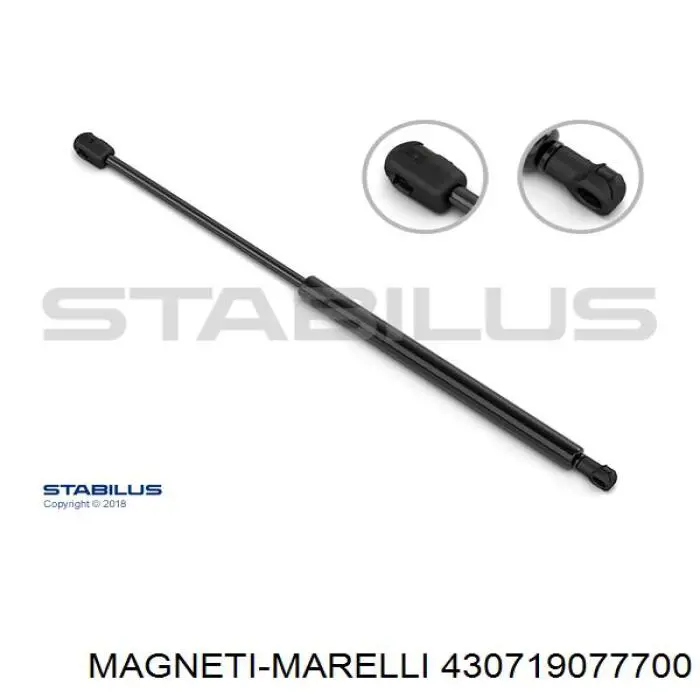 430719077700 Magneti Marelli Амортизатор кришки багажника / двері 3/5-ї задньої