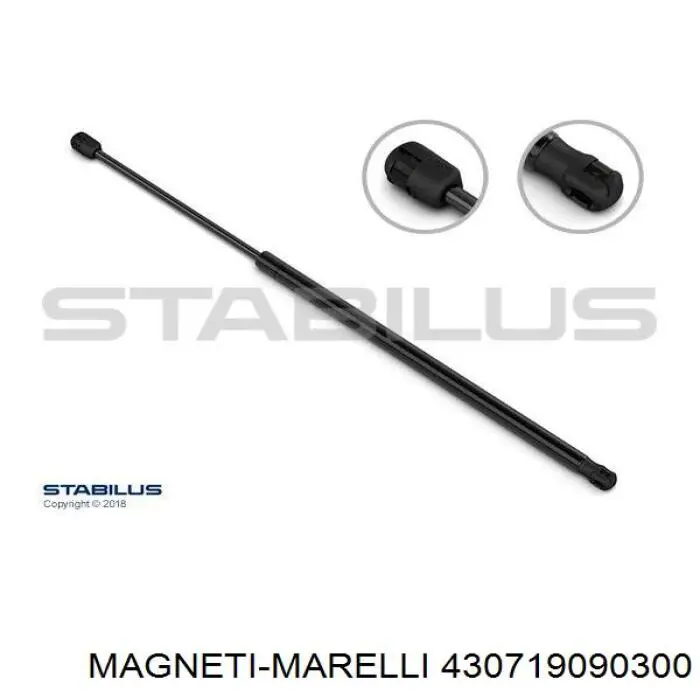 430719090300 Magneti Marelli Амортизатор кришки багажника / двері 3/5-ї задньої
