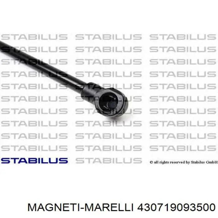 Амортизатор кришки багажника/ двері 3/5-ї задньої 430719093500 Magneti Marelli