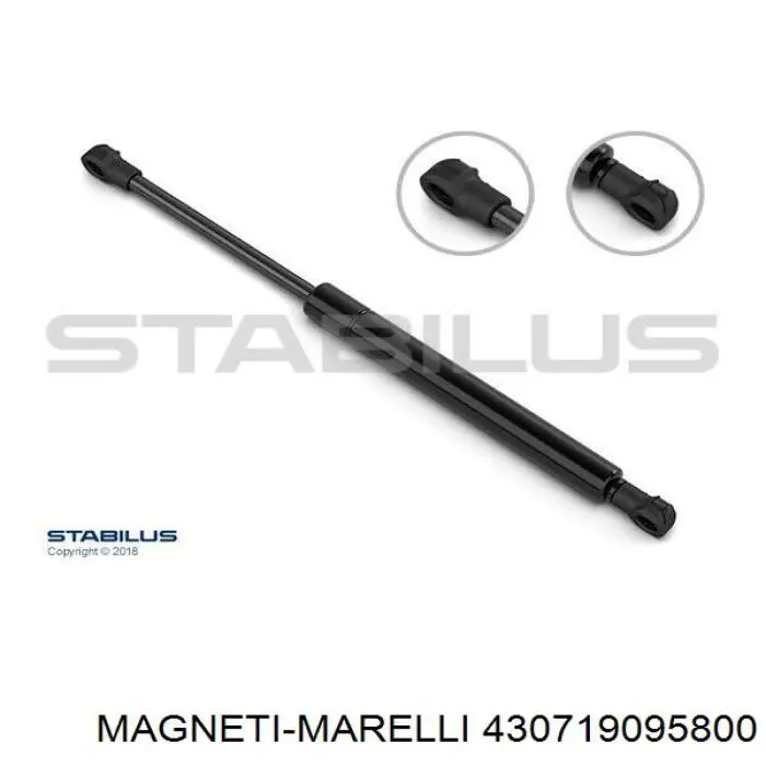 Амортизатор багажника 430719095800 Magneti Marelli