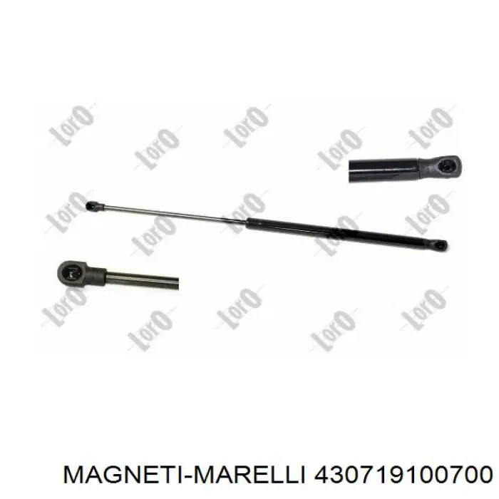 Амортизатор кришки багажника/ двері 3/5-ї задньої 430719100700 Magneti Marelli