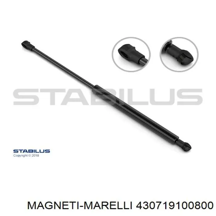 430719100800 Magneti Marelli Амортизатор капота лівий