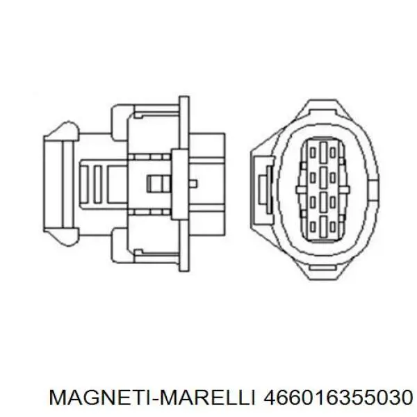 466016355030 Magneti Marelli лямбда-зонд, датчик кисню після каталізатора