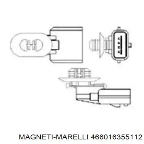 Лямбдазонд, датчик кисню до каталізатора 466016355112 Magneti Marelli