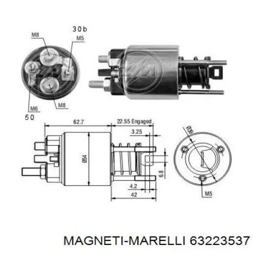 Стартер 63223537 Magneti Marelli