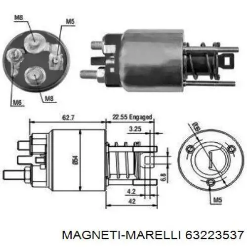 63223537 Magneti Marelli Стартер двигуна