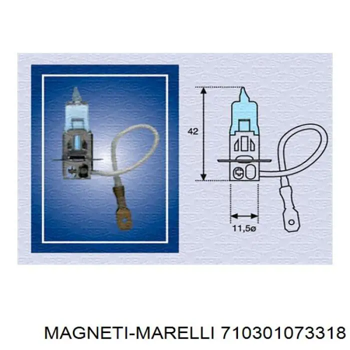 Фара права 710301073318 Magneti Marelli