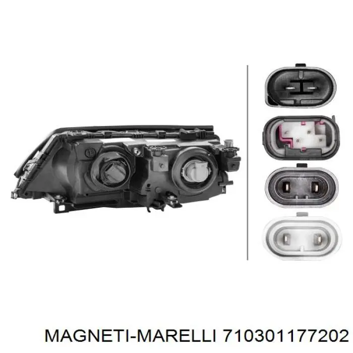 Основна фара - вставка Magneti Marelli LPH301