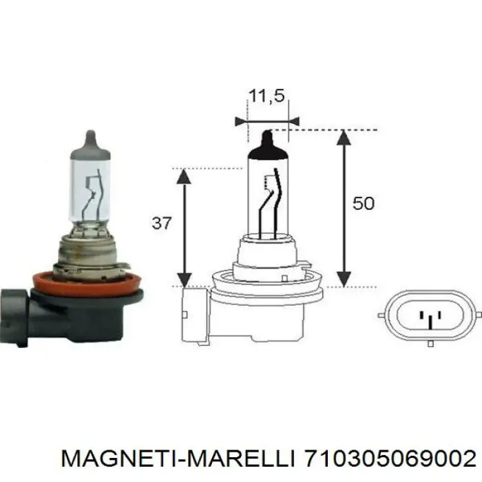 710305069002 Magneti Marelli Фара протитуманна, права