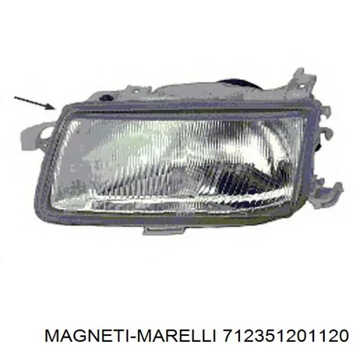 Основна фара - вставка Depo/Loro/Abakus 4421106RLDEMN ціна, від 3.45 USD