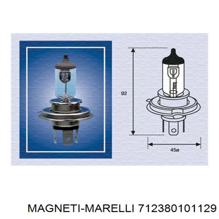 712380101129 Magneti Marelli фара ліва