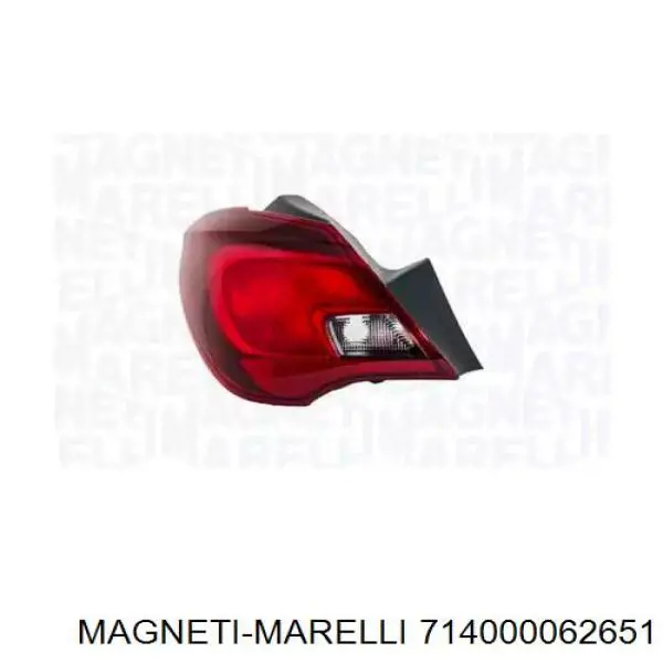 Ліхтар задній правий, зовнішній Magneti Marelli 714000062651 ціна, від 61.73 USD