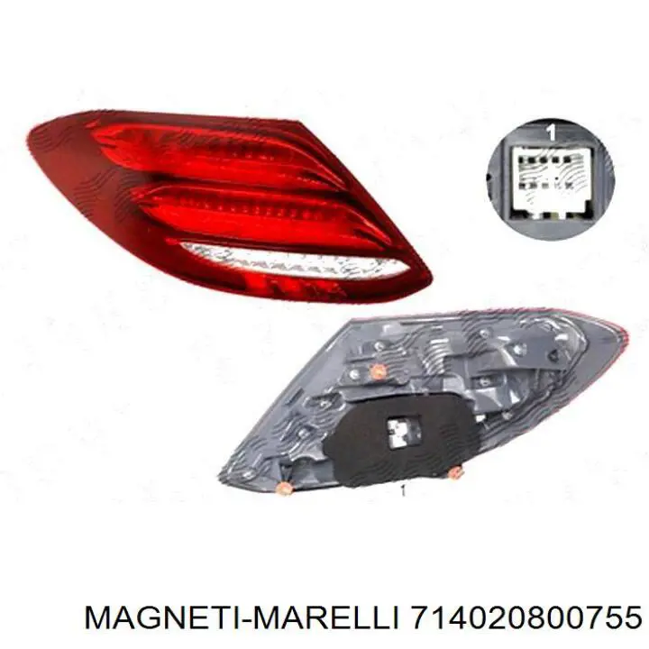 714020800755 Magneti Marelli ліхтар задній лівий