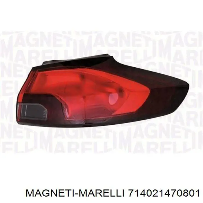 LLH841 Magneti Marelli ліхтар задній правий, зовнішній