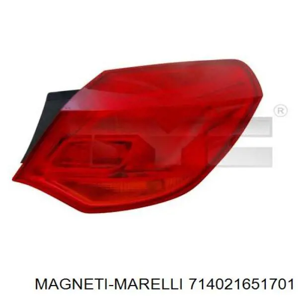 714021651701 Magneti Marelli ліхтар задній лівий, зовнішній