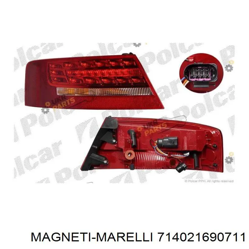 714021690711 Magneti Marelli ліхтар задній лівий, зовнішній