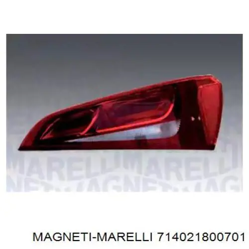Ліхтар задній лівий Magneti Marelli 714021800701 ціна, від 82.26 USD
