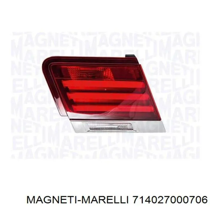 Ліхтар задній лівий, внутрішній 714027000706 Magneti Marelli