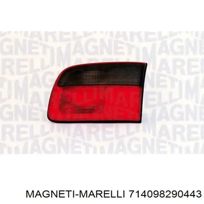 Ліхтар задній лівий, внутрішній 714098290443 Magneti Marelli