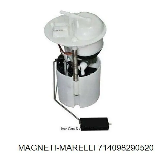 Ліхтар задній правий, внутрішній 714098290520 Magneti Marelli