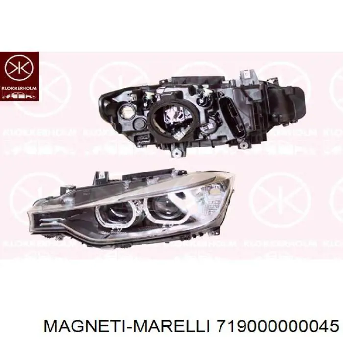 Фара Magneti Marelli 719000000045 ціна, від 278.34 USD