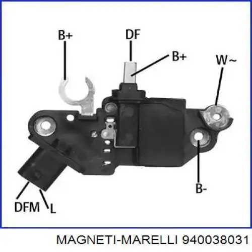 Реле-регулятор генератора, (реле зарядки) 940038031 Magneti Marelli