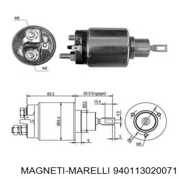 Купити 940113020071 Magneti Marelli Бендикс стартера