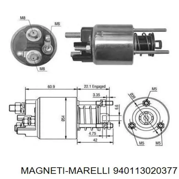 Купити 940113020377 Magneti Marelli Бендикс стартера