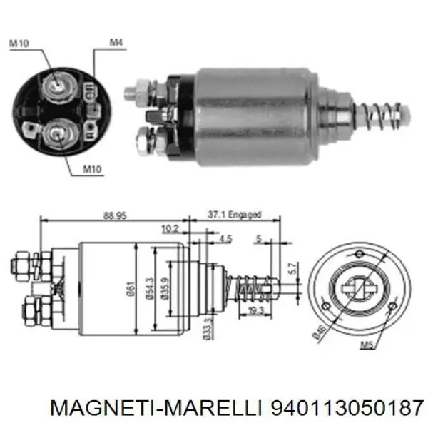 Втягуюче стартера As-pl SS0279P
