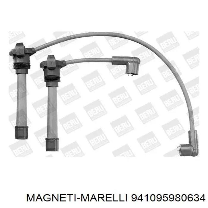 Дріт високовольтні, комплект 941095980634 Magneti Marelli