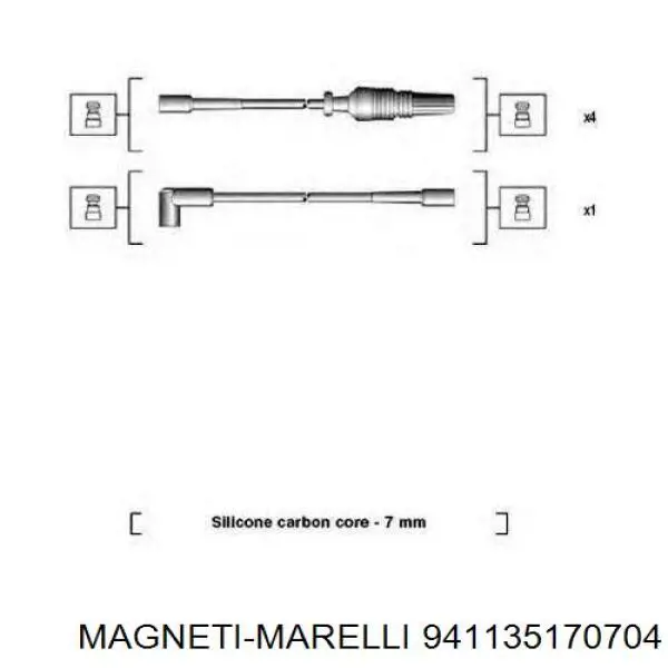 Дроти запалювання Champion LS55 ціна, від 32.18 USD
