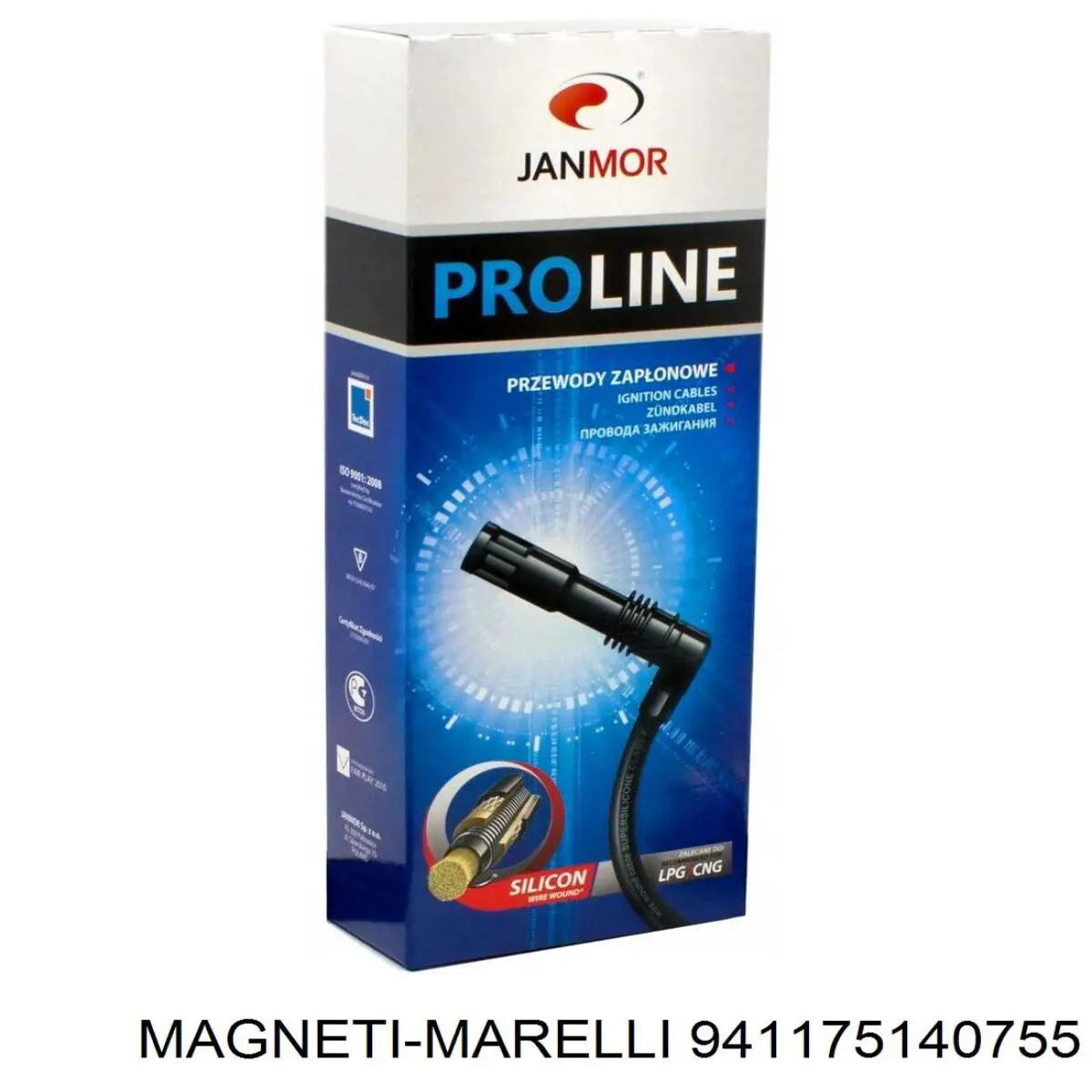 Дріт високовольтний, комплект 941175140755 Magneti Marelli