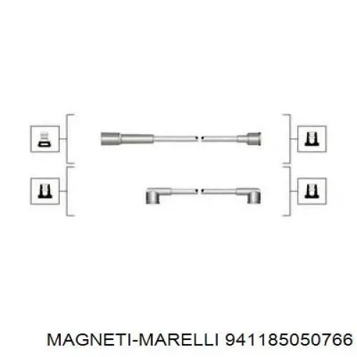 Дроти запалювання Magneti Marelli 941185050766 ціна, від 17.26 USD