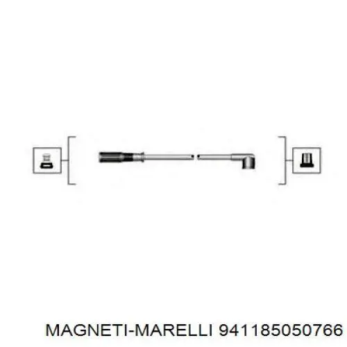 941185050766 Magneti Marelli дріт високовольтні, комплект