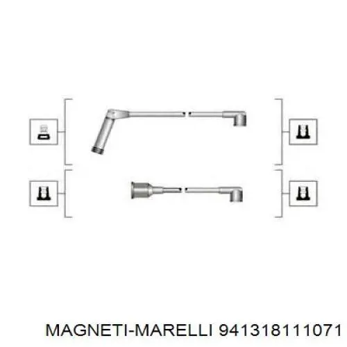 Купити 941318111071 Magneti Marelli Провід високовольтні, комплект