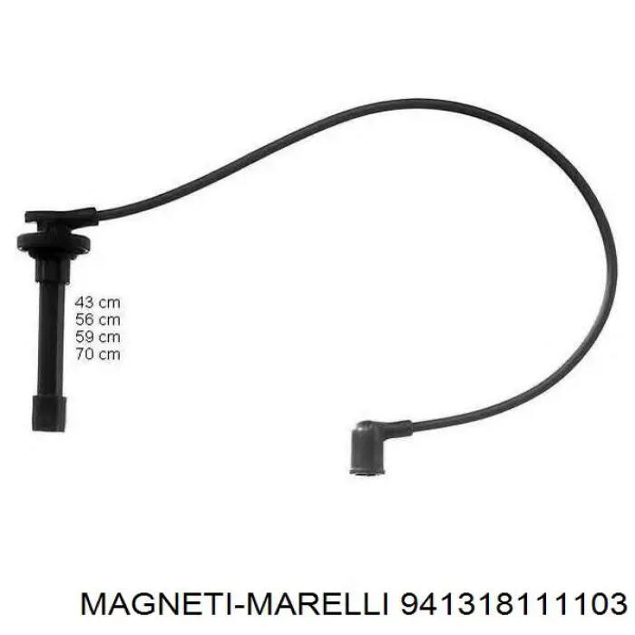 Високовольтні дроти MSK1103 Magneti Marelli