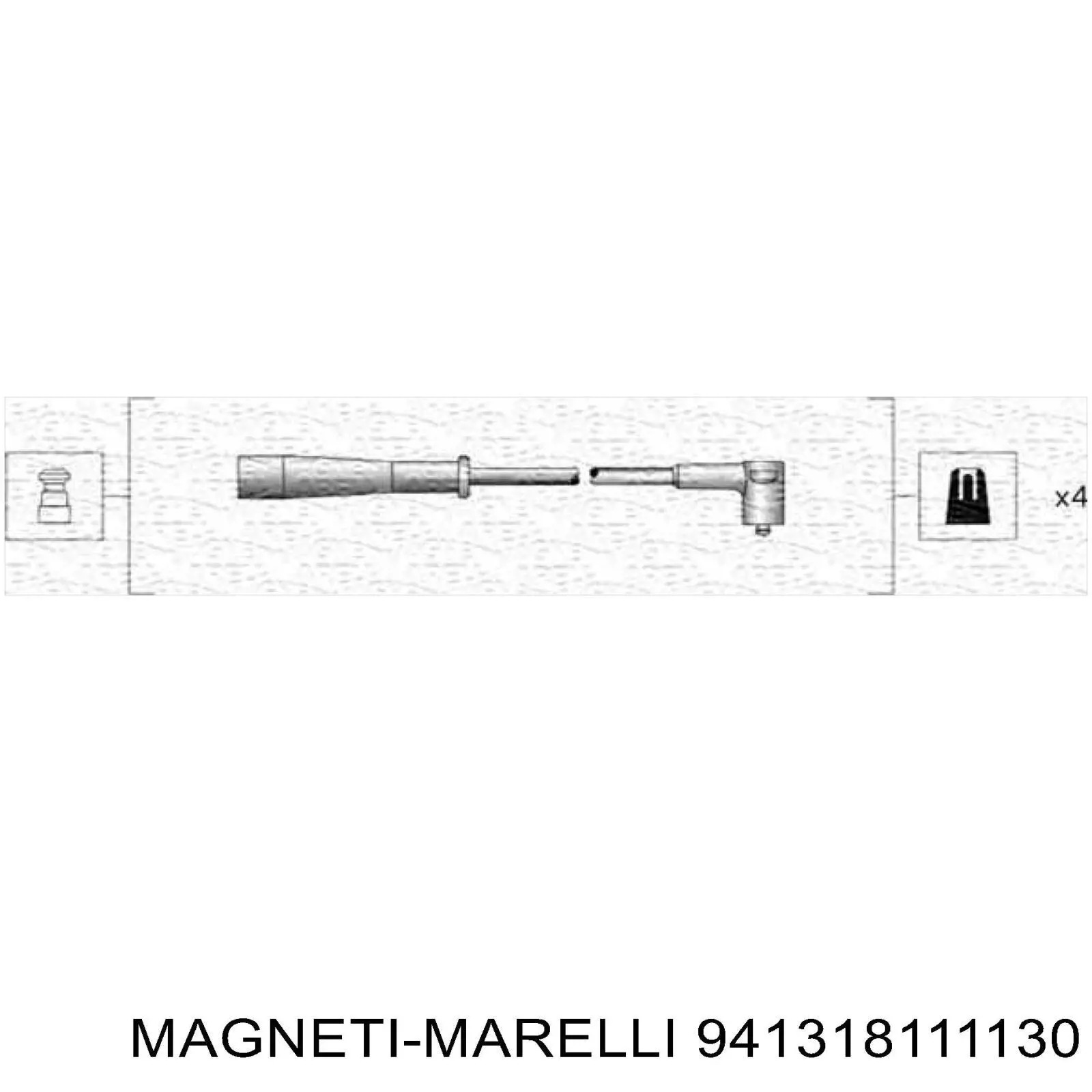 Купити 941318111130 Magneti Marelli Провід високовольтні, комплект