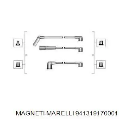 Дроти запалювання Magneti Marelli 941319170001 ціна, від 8.68 USD