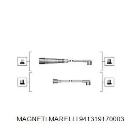 Дроти запалювання Magneti Marelli 941319170003 ціна, від 23.31 USD